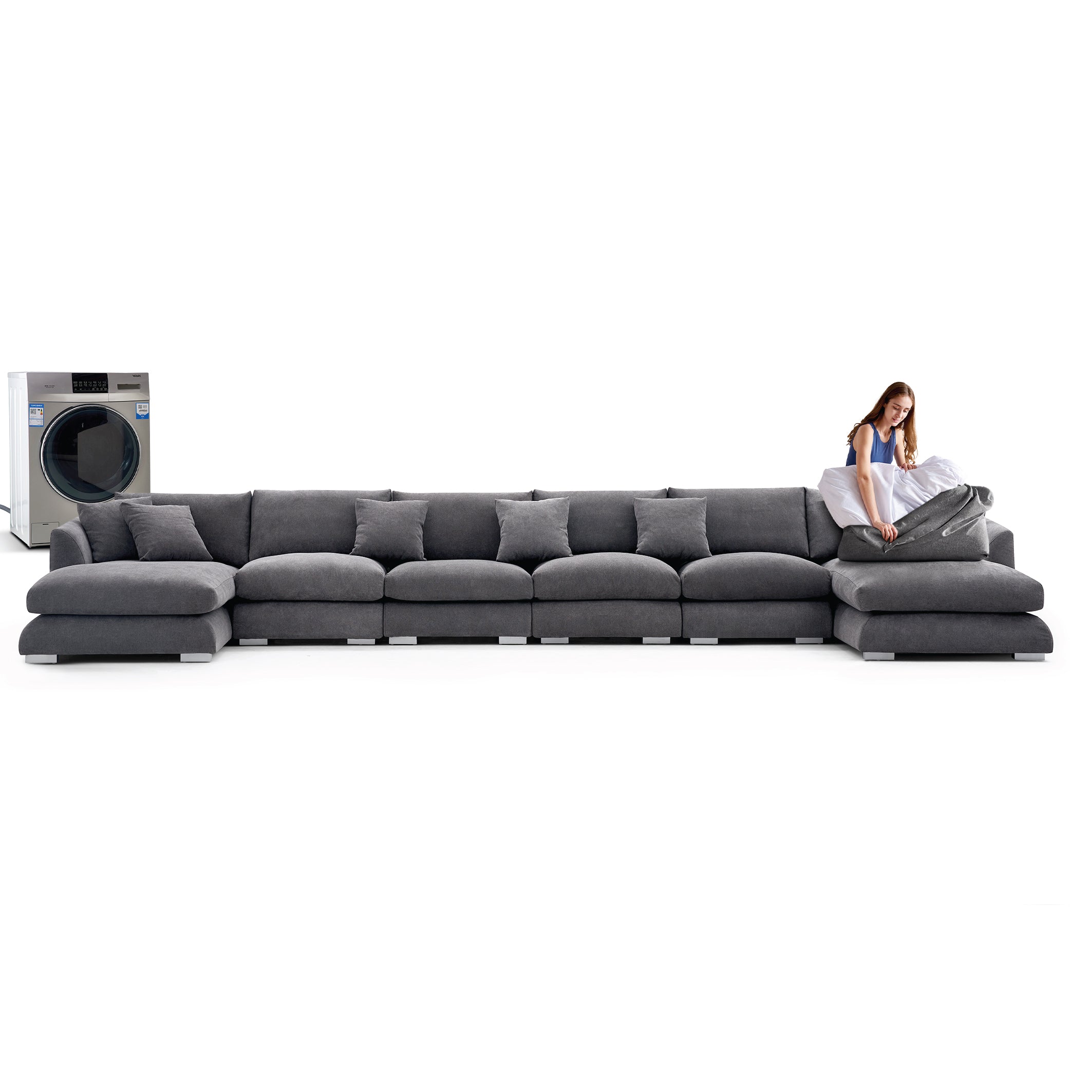 Feathers U-Sectional