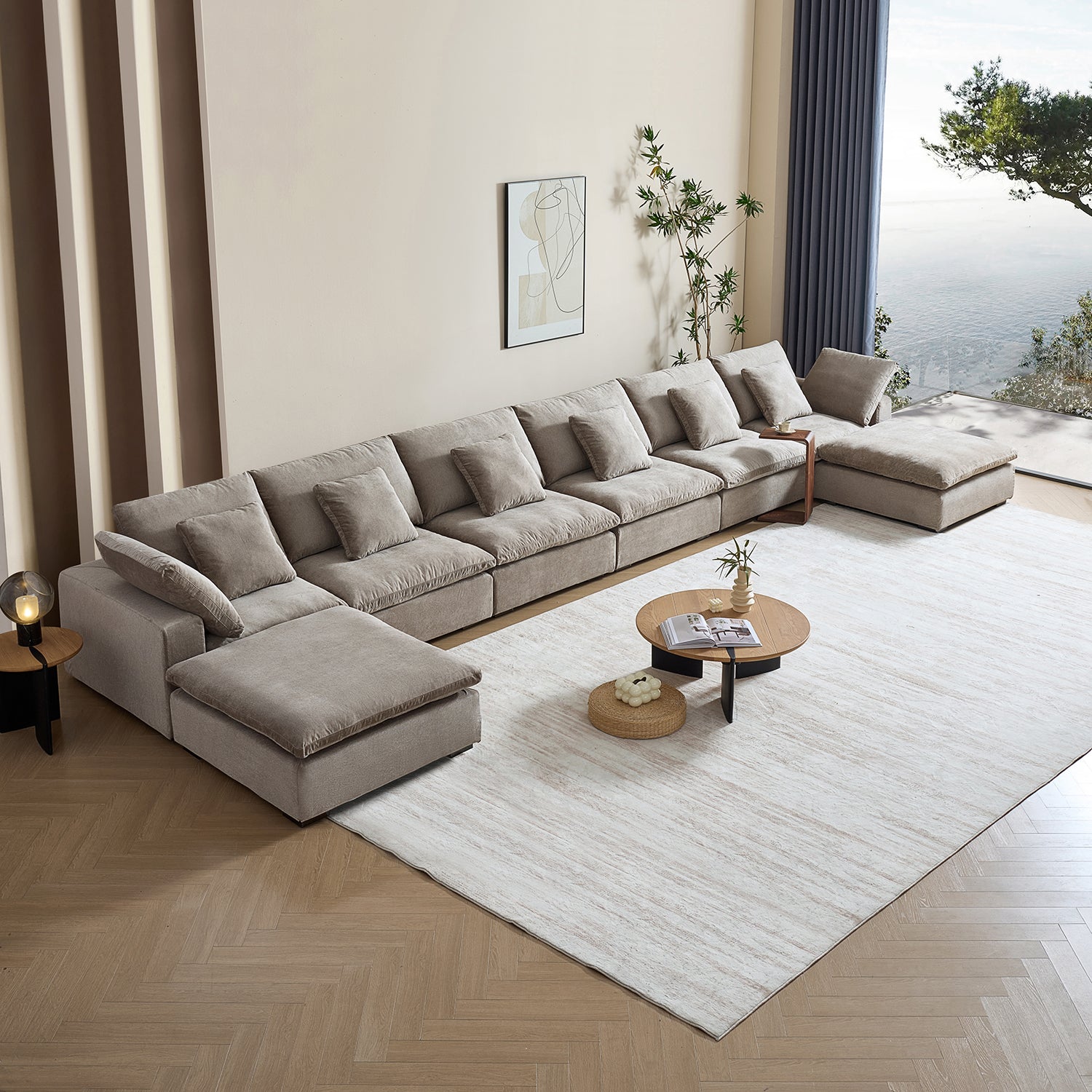 Malibu Cloud U Sectional