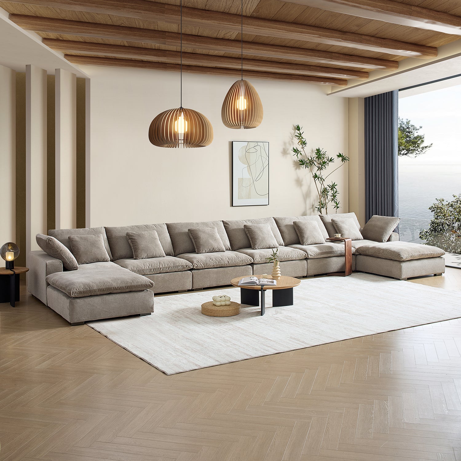 Malibu Cloud U Sectional