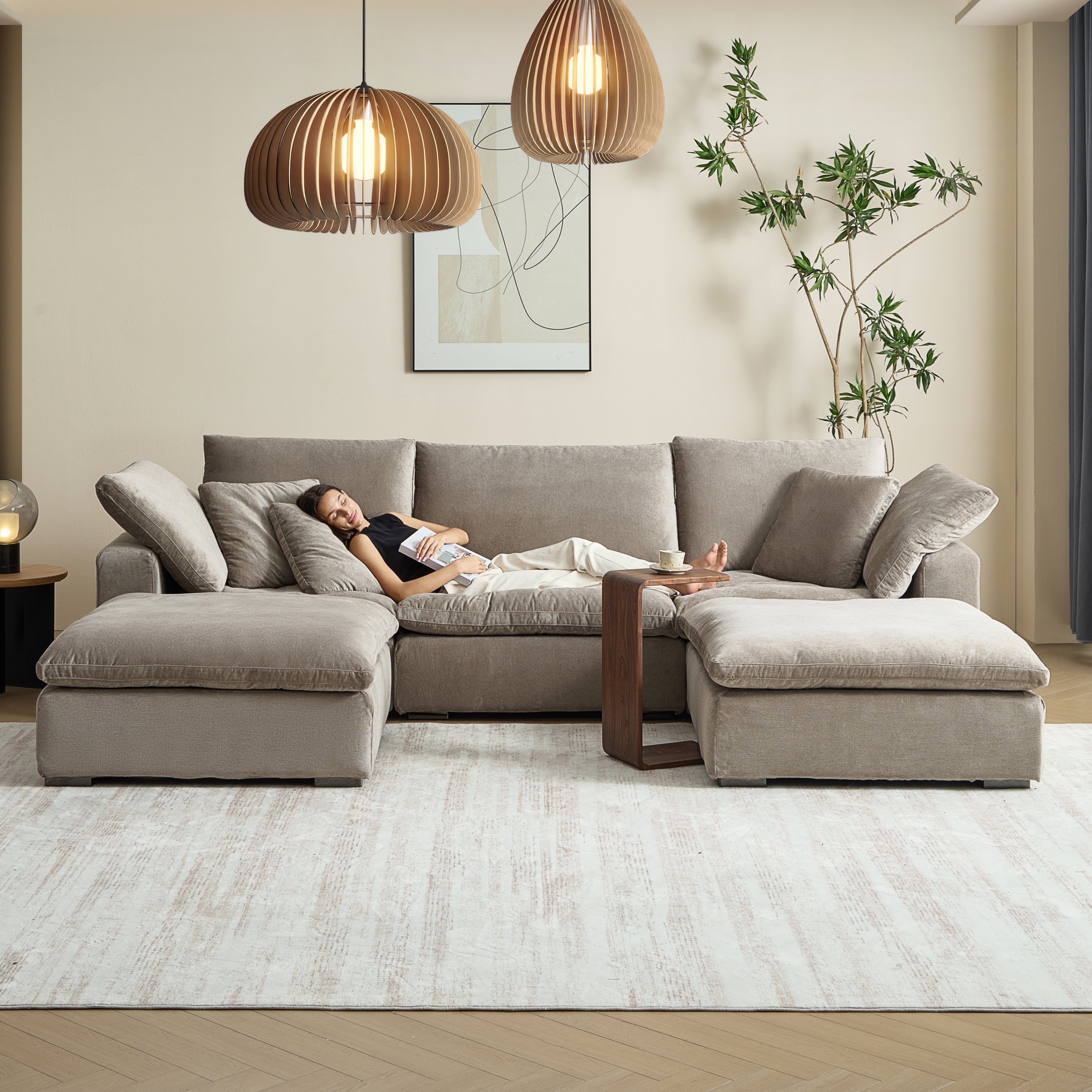 Malibu Cloud U Sectional