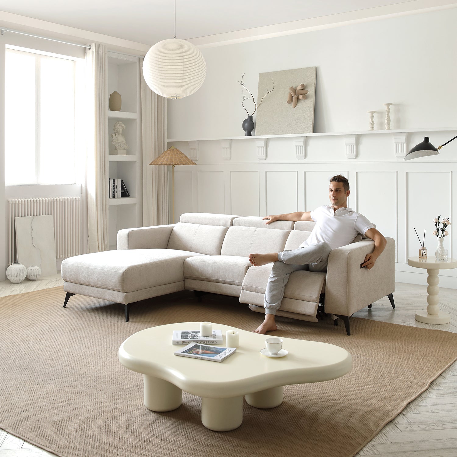 Theo Recliner Sectional