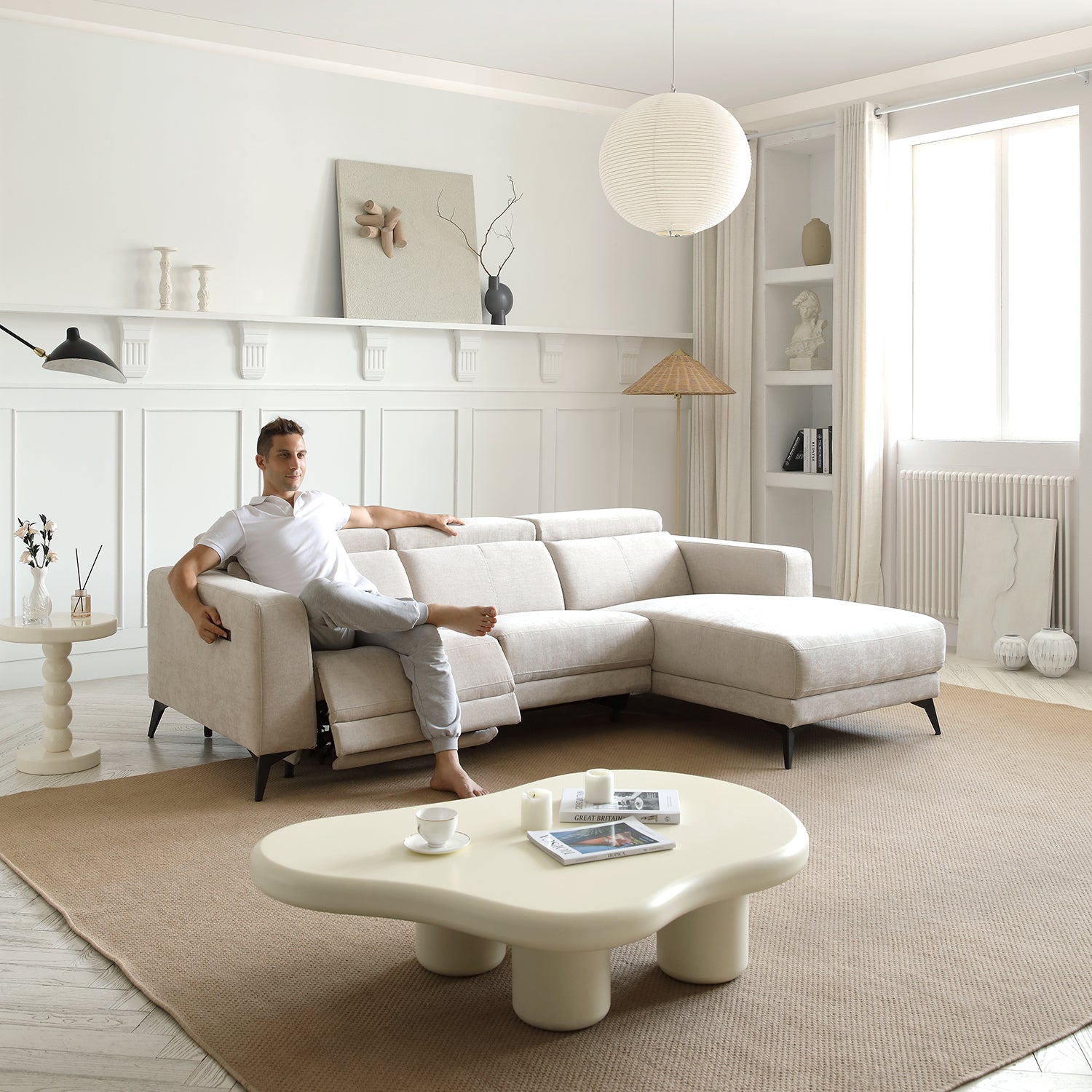 Theo Recliner Sectional
