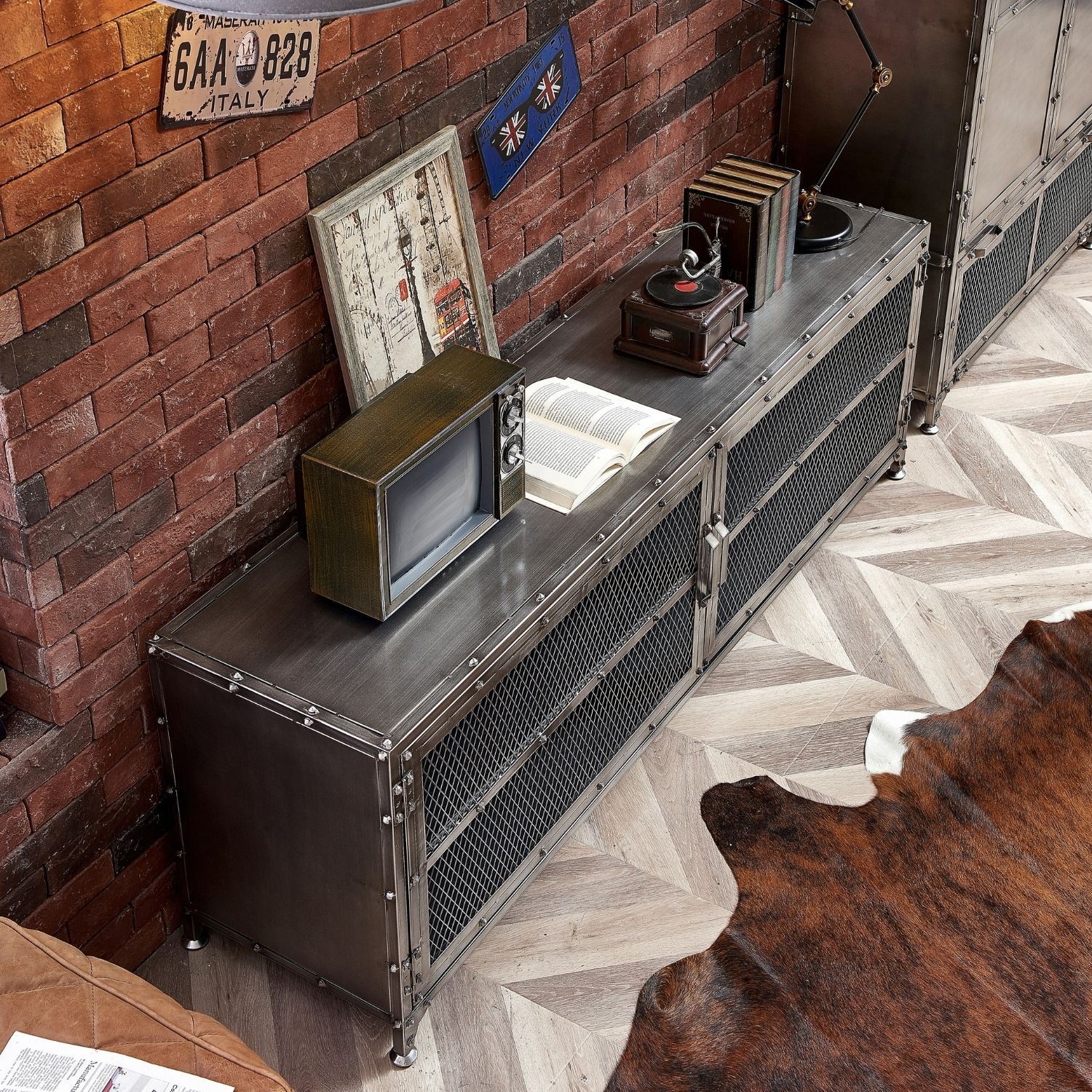 Bernz TV Stand Media Table Foundry