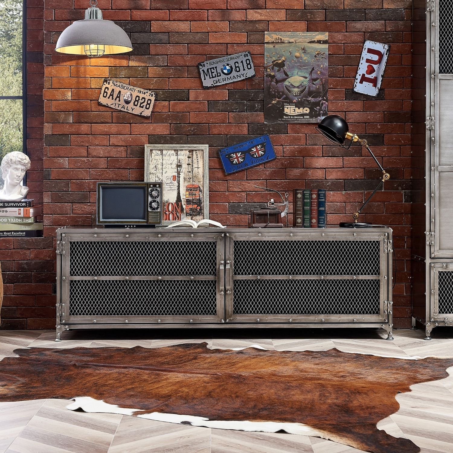 Bernz TV Stand Media Table Foundry