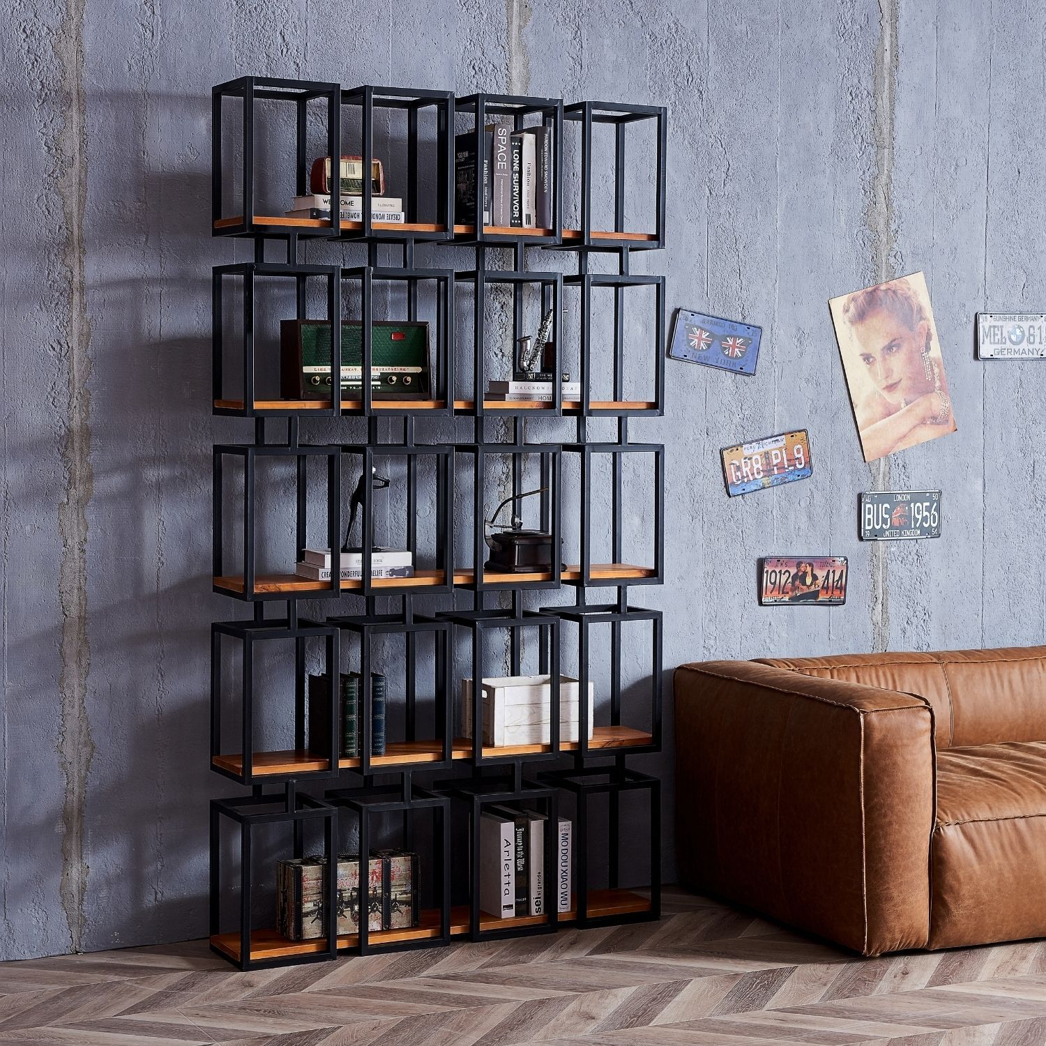Balustur Bookcase Storage Foundry
