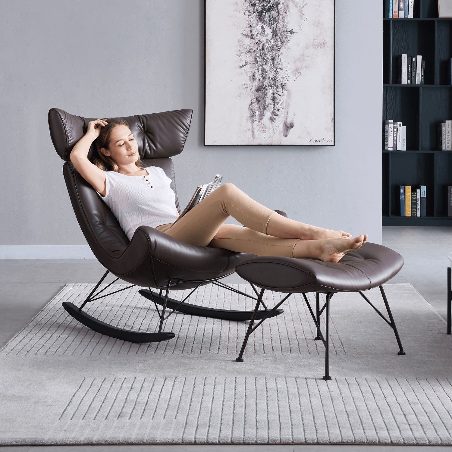 Leisure Gianna with Ottoman - Valyou