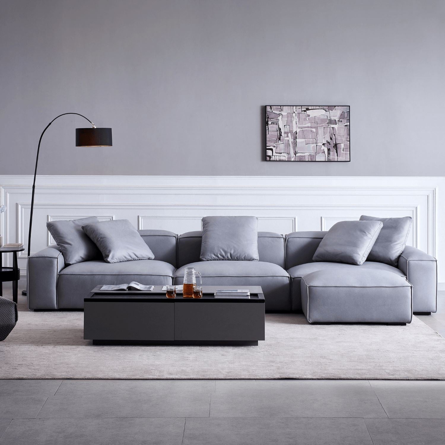 Loft Sofa + Ottoman - Valyou