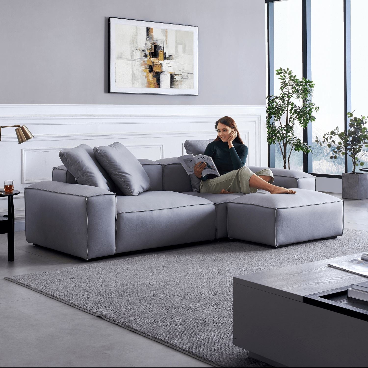 Loft Sofa + Ottoman - Valyou