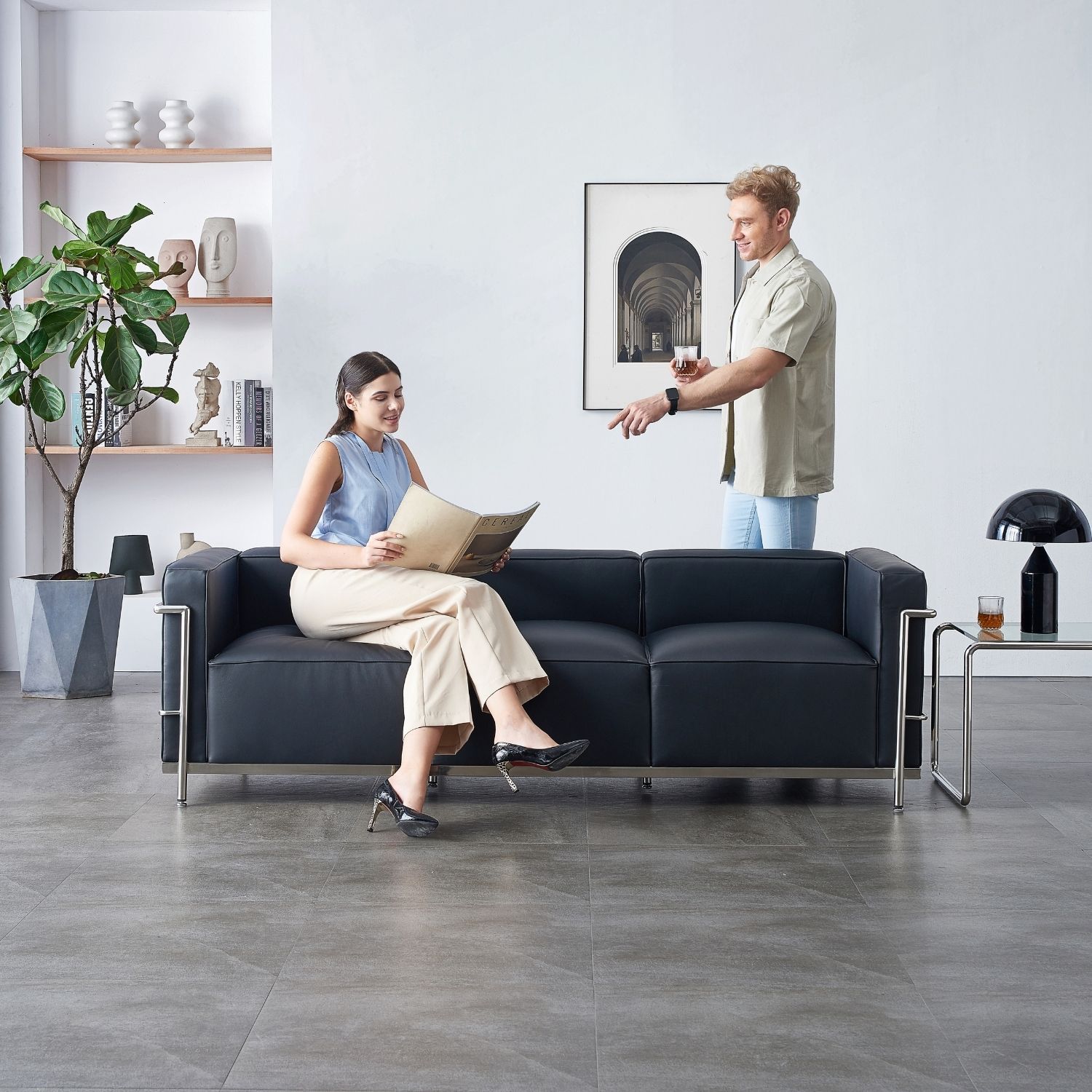 Giorgio Sofa Sofa Mario Capasa Black