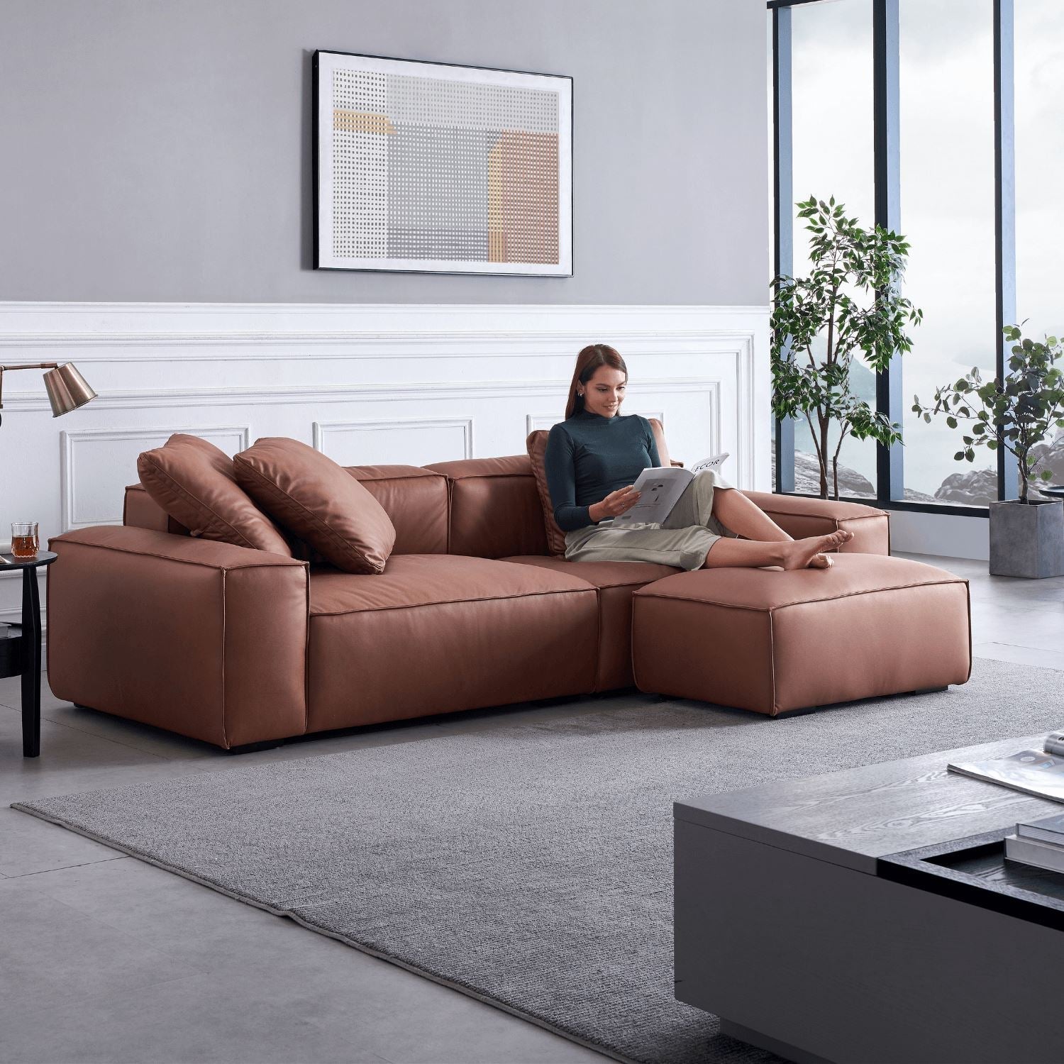 Loft Sofa + Ottoman - Valyou