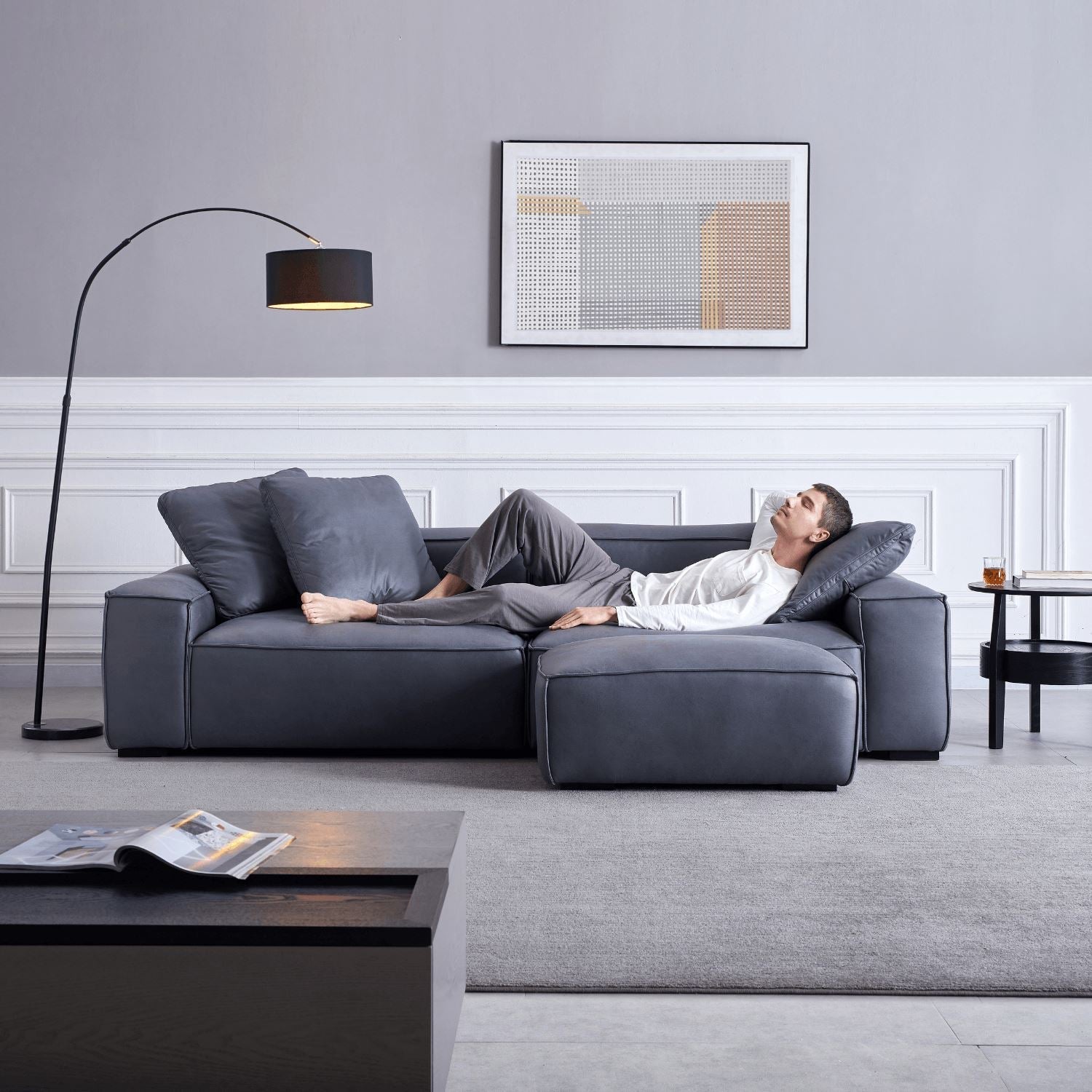 Loft Sofa + Ottoman - Valyou