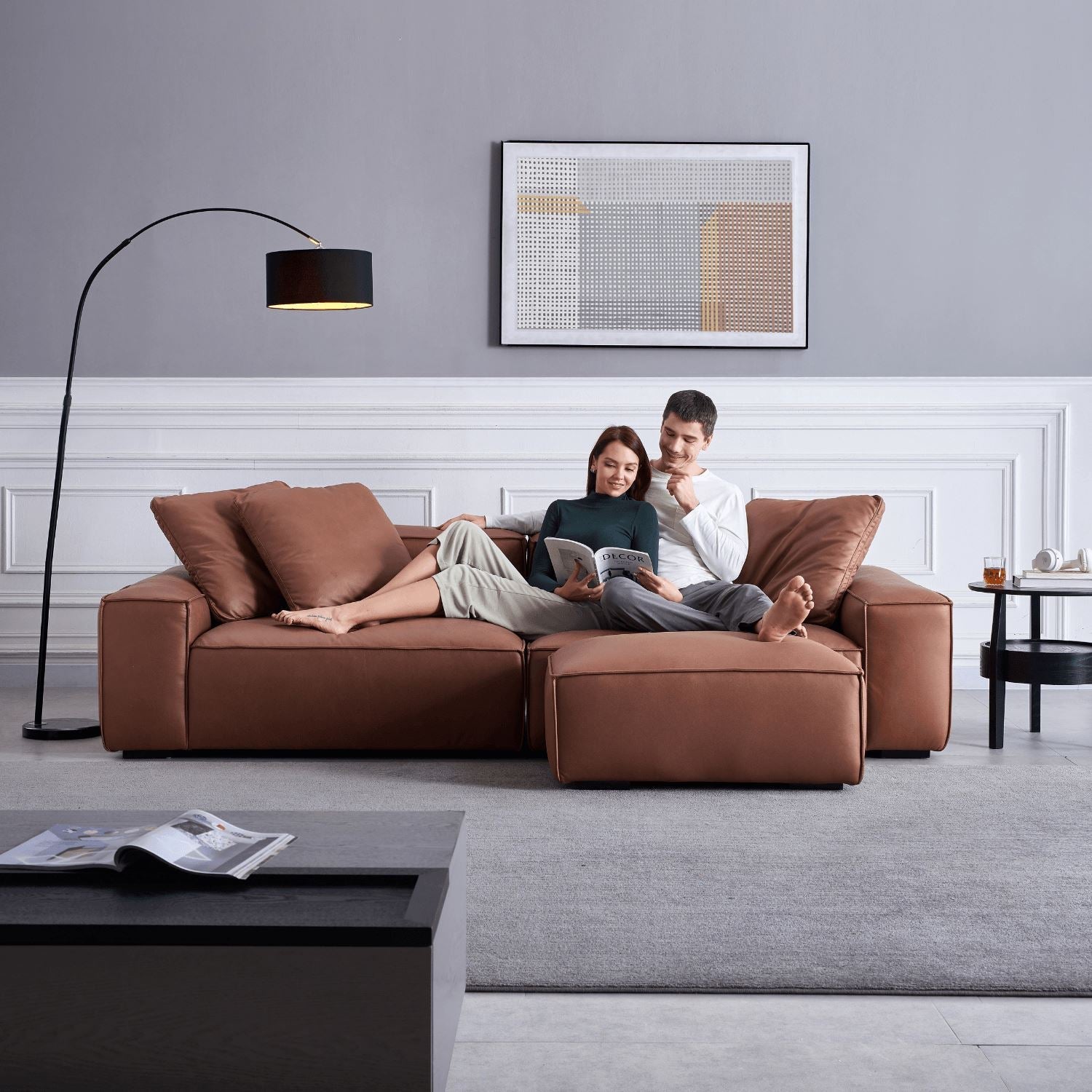 Loft Sofa + Ottoman - Valyou