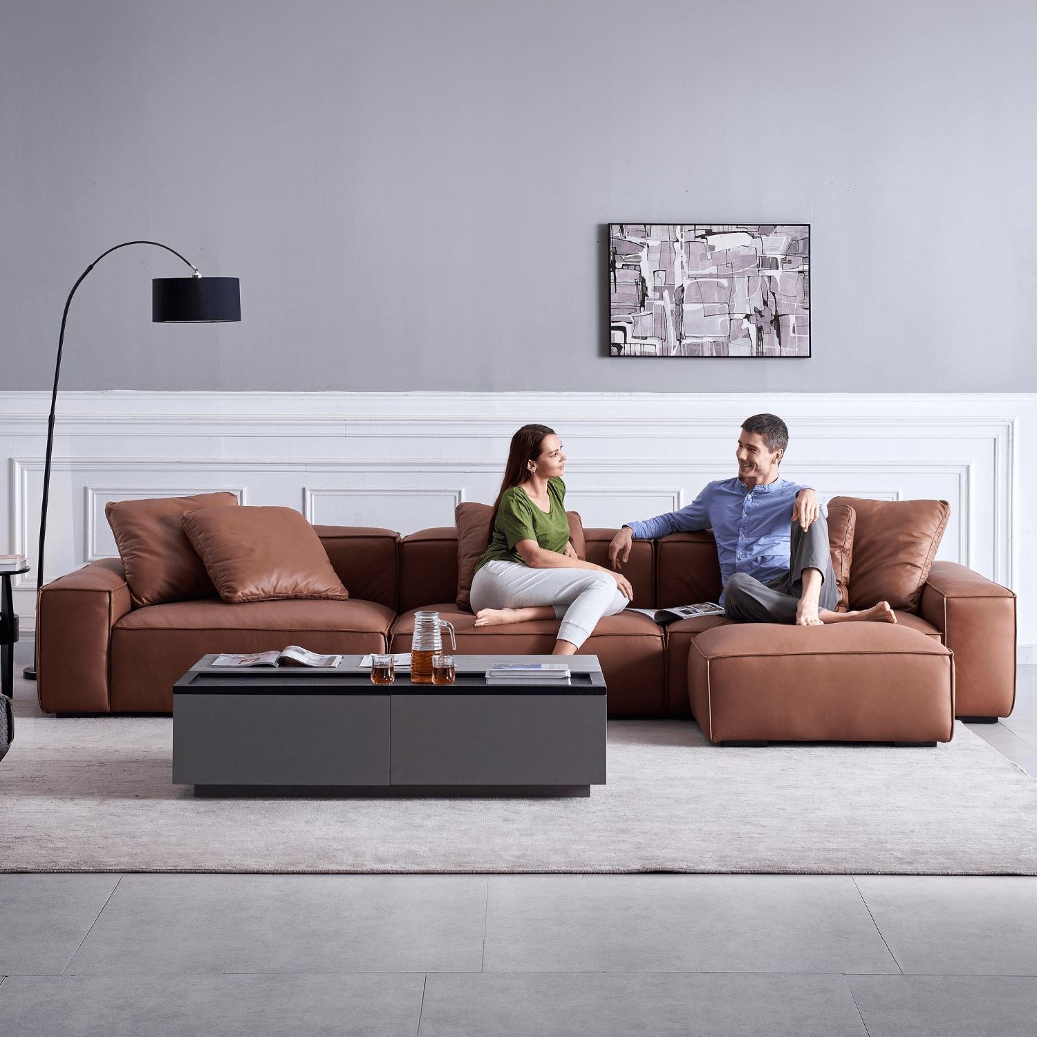 Loft Sofa + Ottoman - Valyou
