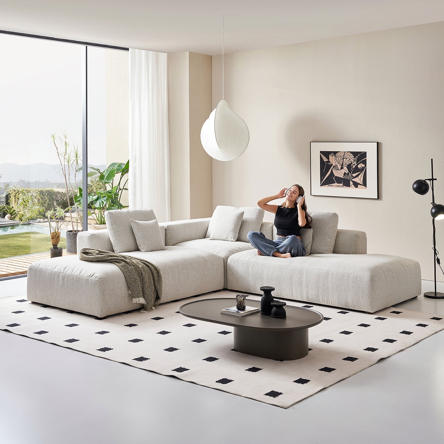 The 5th Open L Sectional, sectional, Foundry | Valyou Furniture