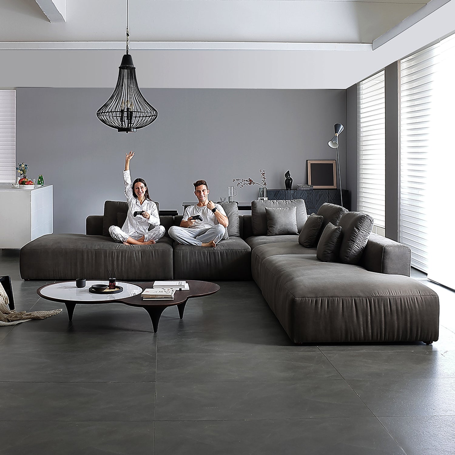 The 5th Open L Sectional, sectional, Foundry | Valyou Furniture