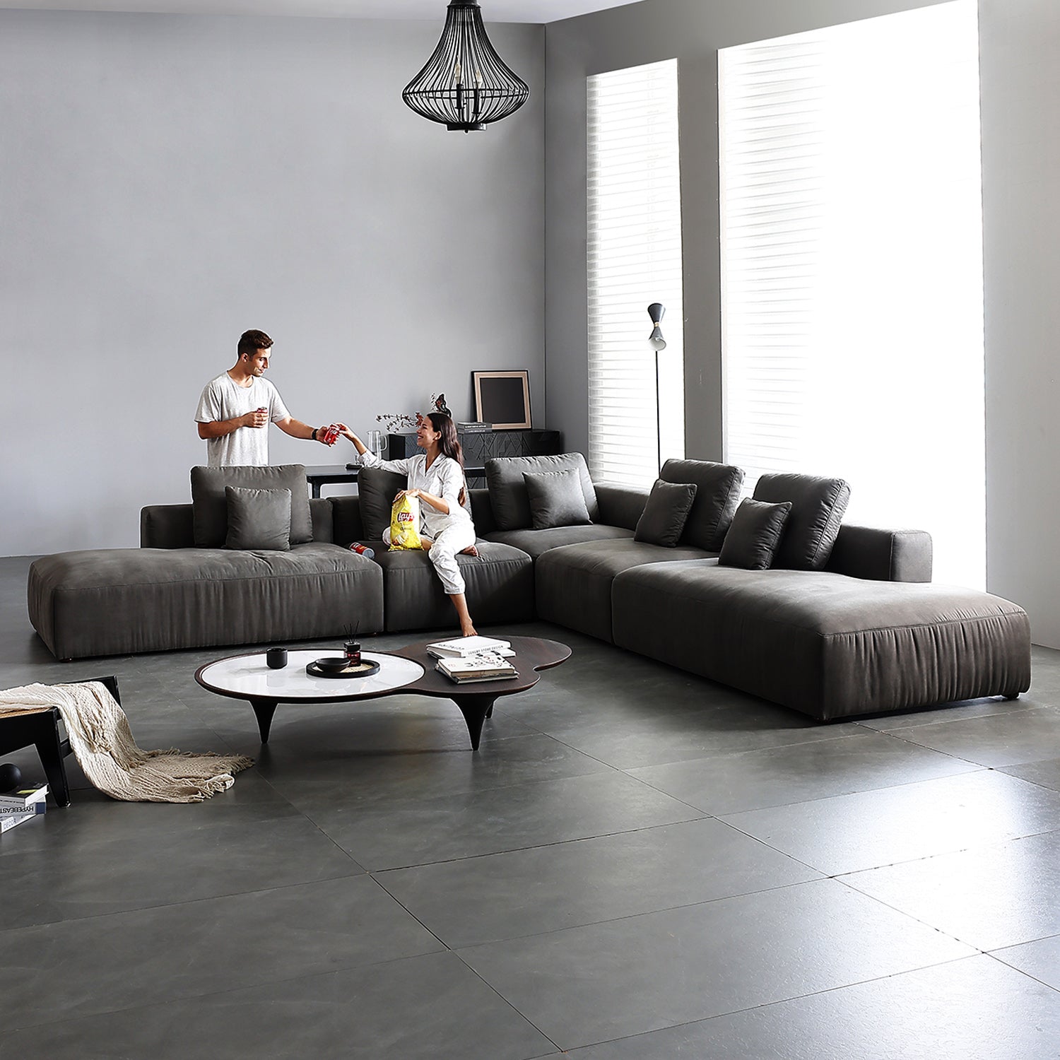 The 5th Open L Sectional, sectional, Foundry | Valyou Furniture
