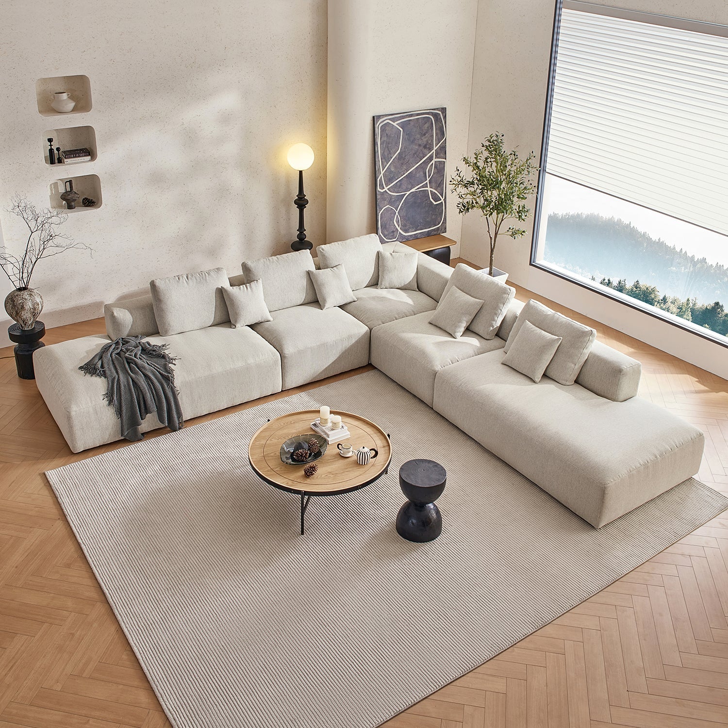 The 5th Open L Sectional, sectional, Foundry | Valyou Furniture