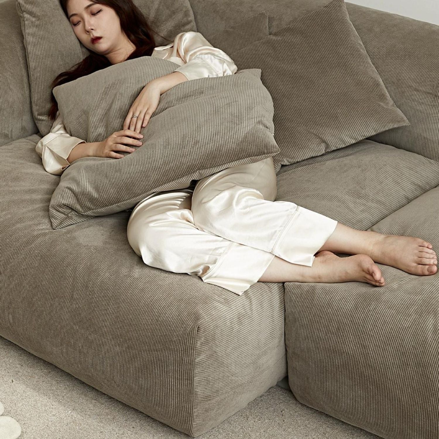 The Squish Sectional + Ottoman