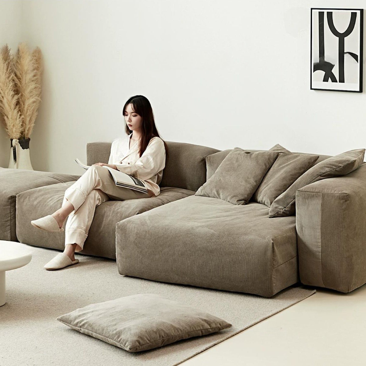 The Squish Sectional + Ottoman