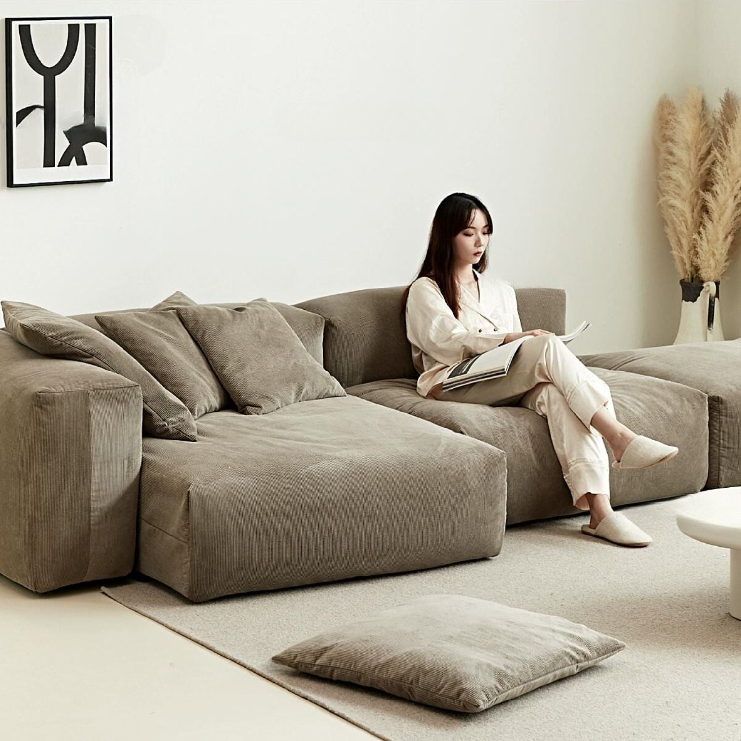 The Squish Sectional + Ottoman