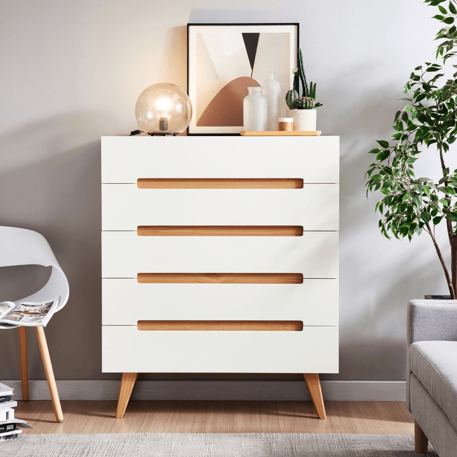 Valona 5 Drawer Dresser - Valyou