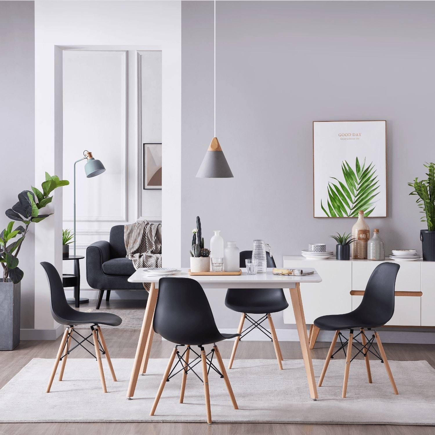 Valmes Chair - Set Of 4 - Valyou