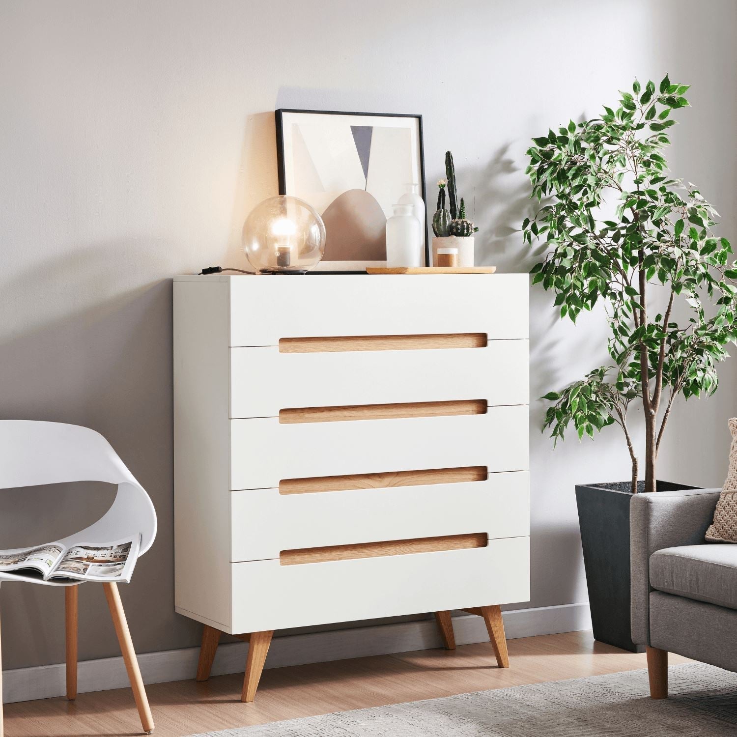 Valona 5 Drawer Dresser - Valyou