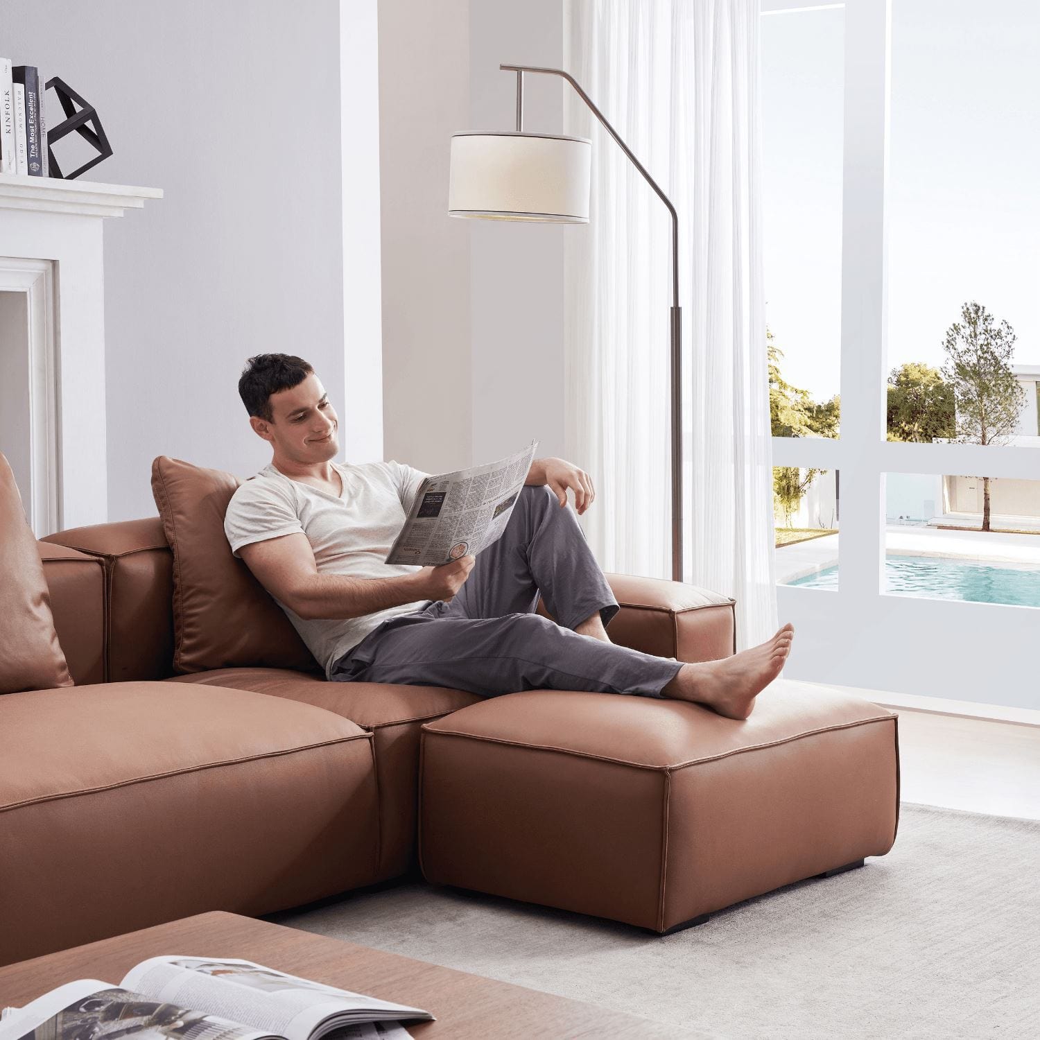 Loft Ottoman Sofa Mario Capasa