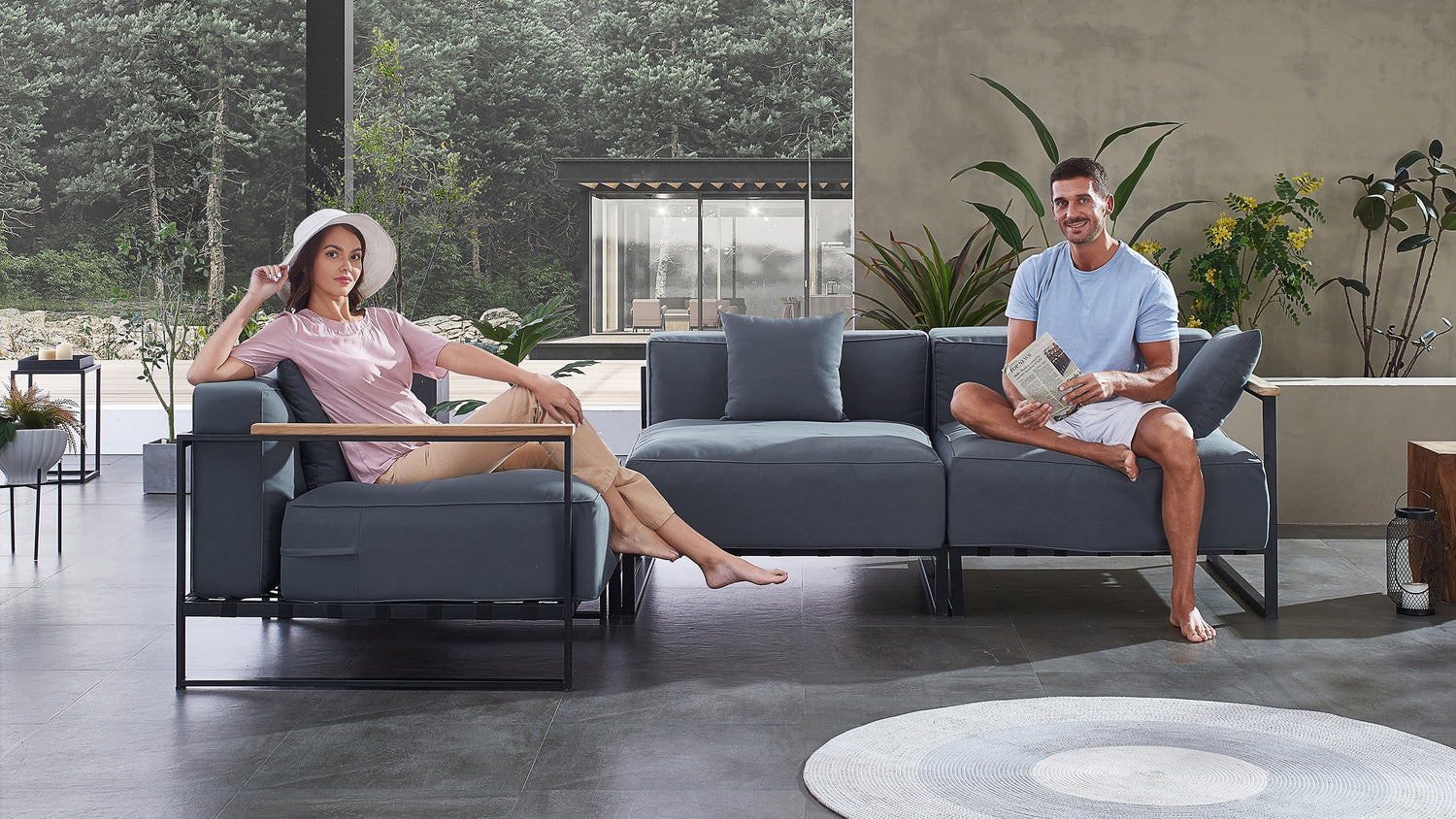 outdoor sofa