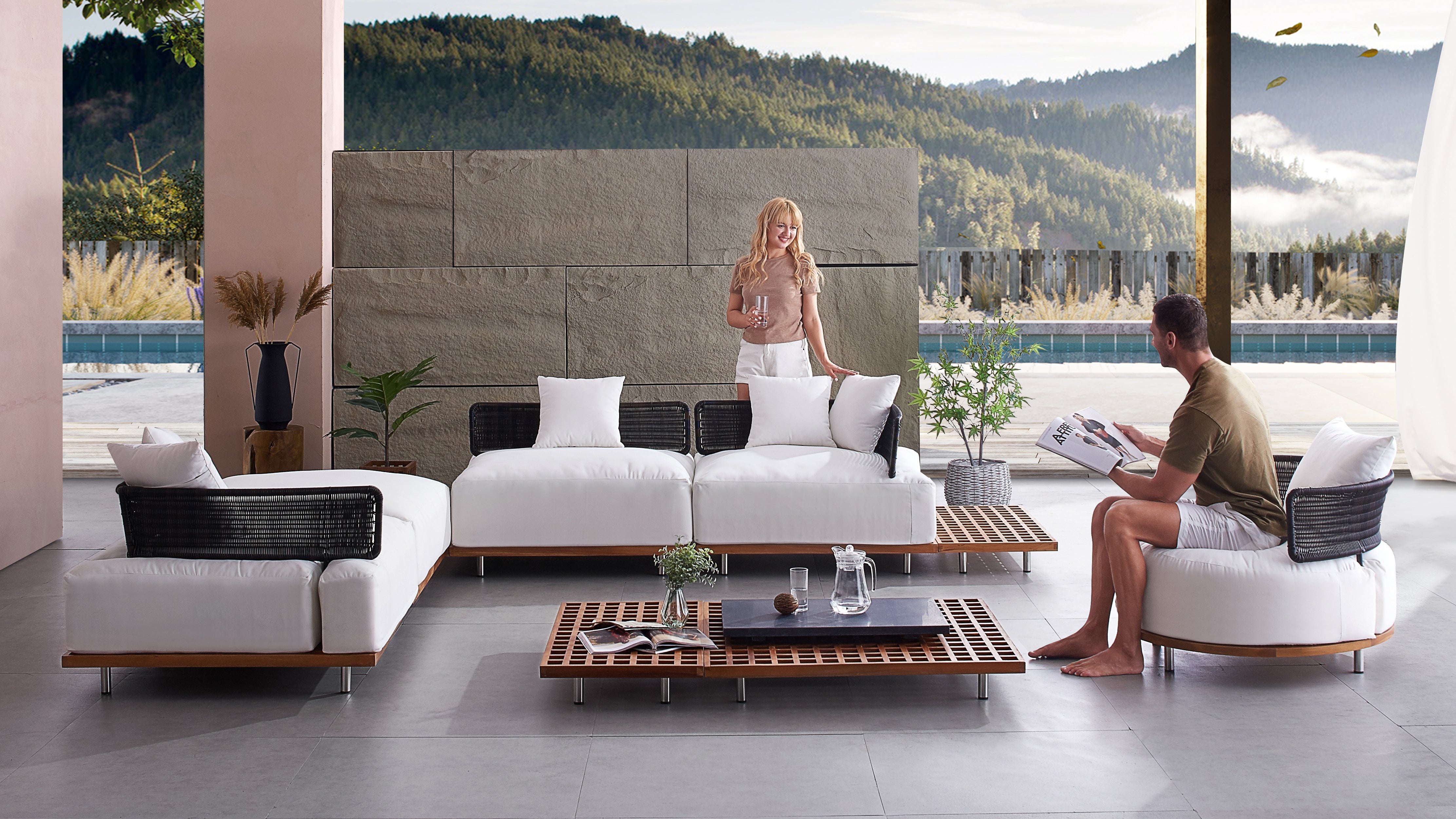 outdoor sofa