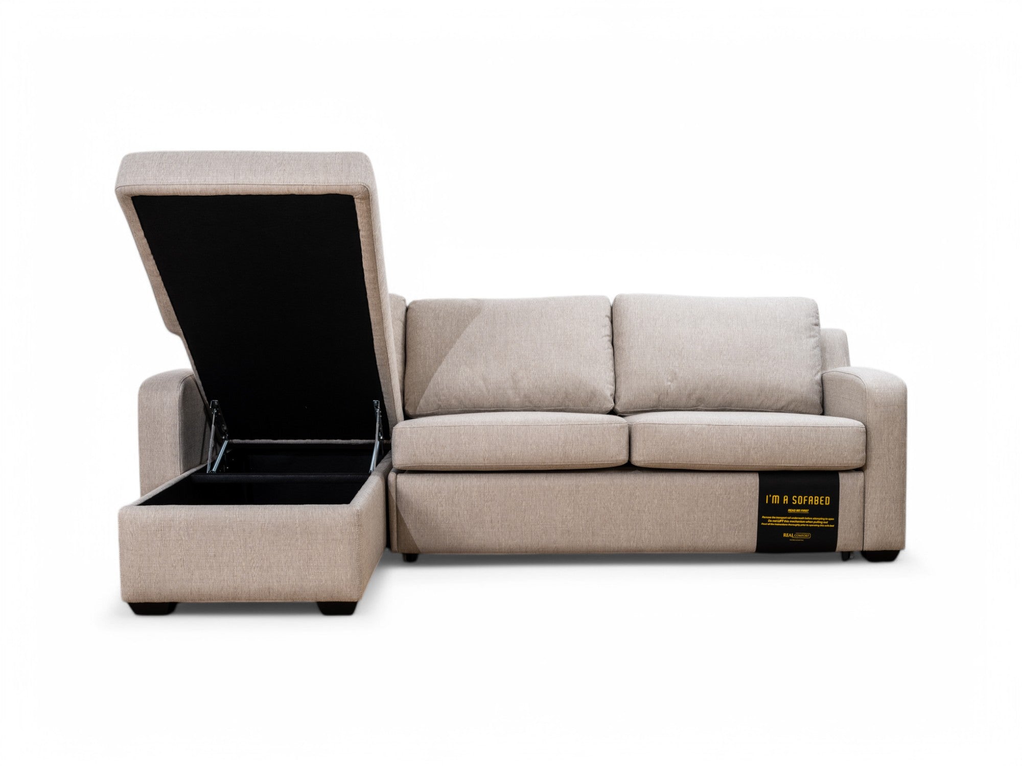 Helena Sectional With Queen Bed and Storage