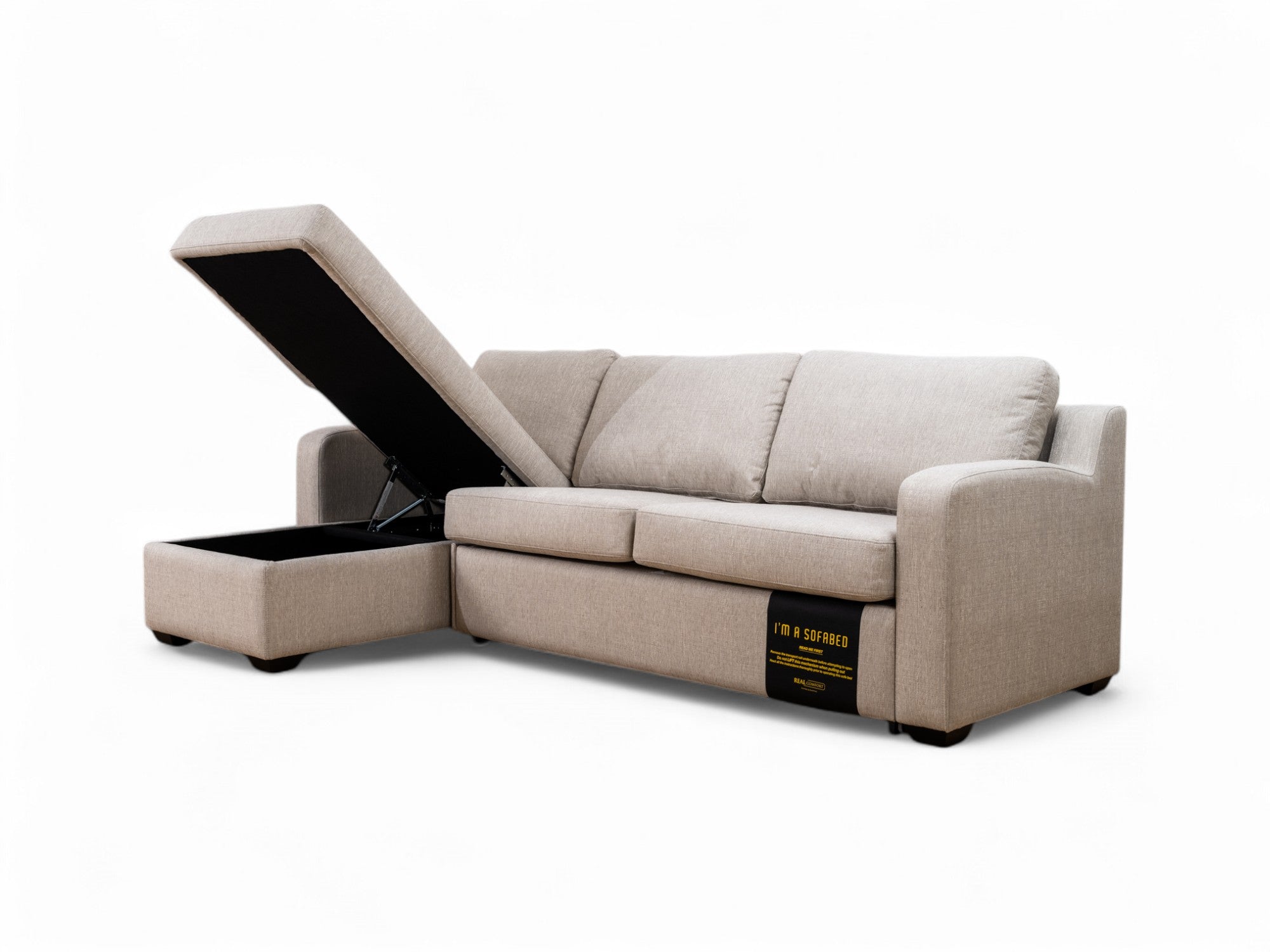 Helena Sectional With Queen Bed and Storage