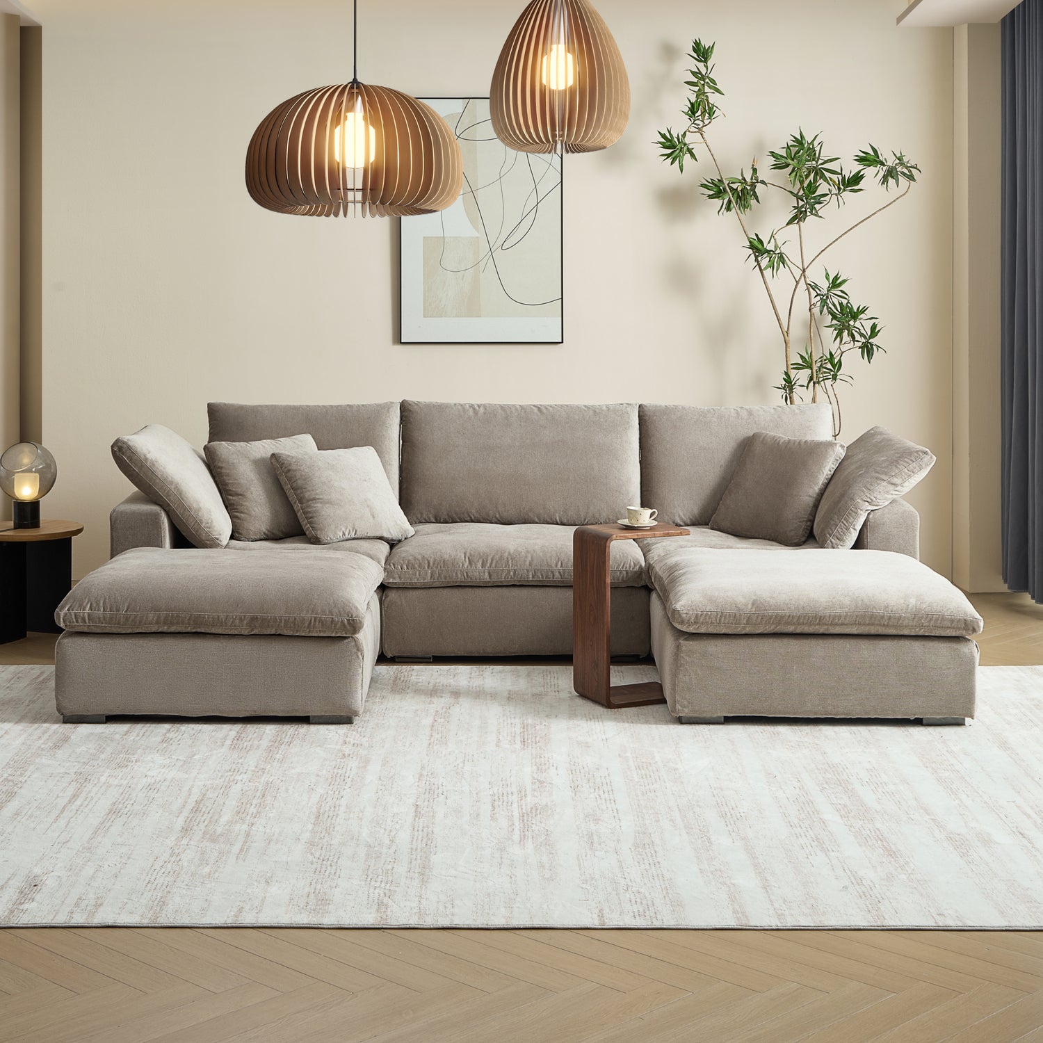 Malibu Cloud U Sectional
