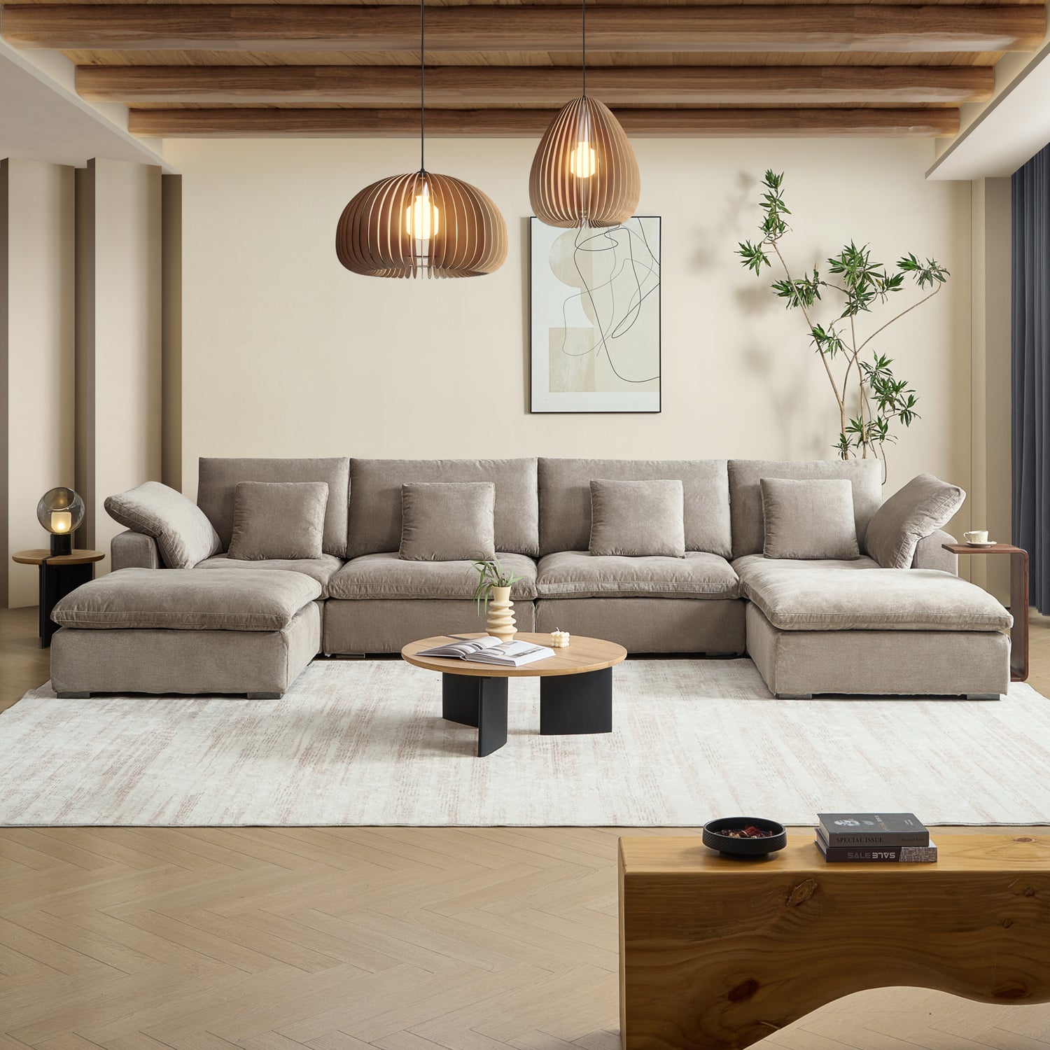 Malibu Cloud U Sectional
