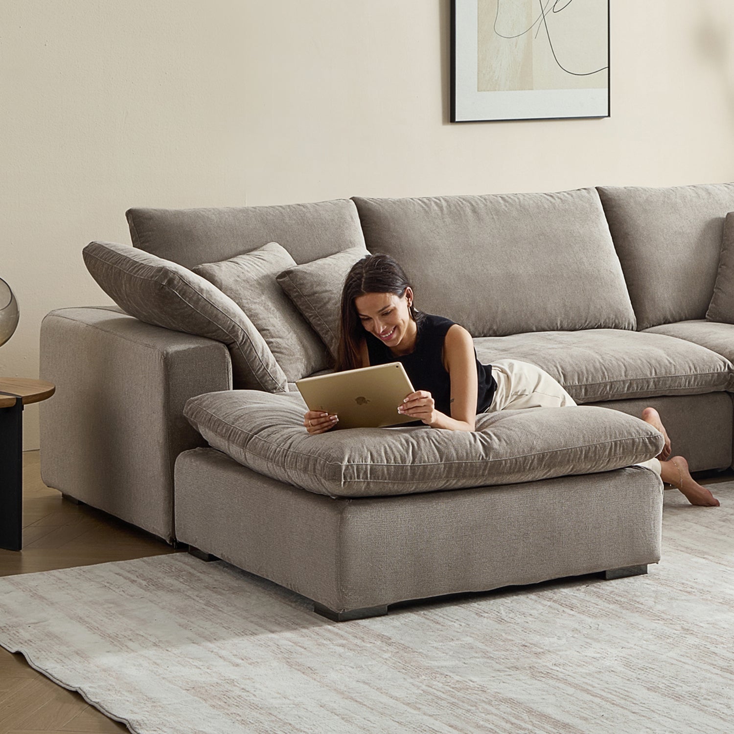 Malibu Cloud U Sectional