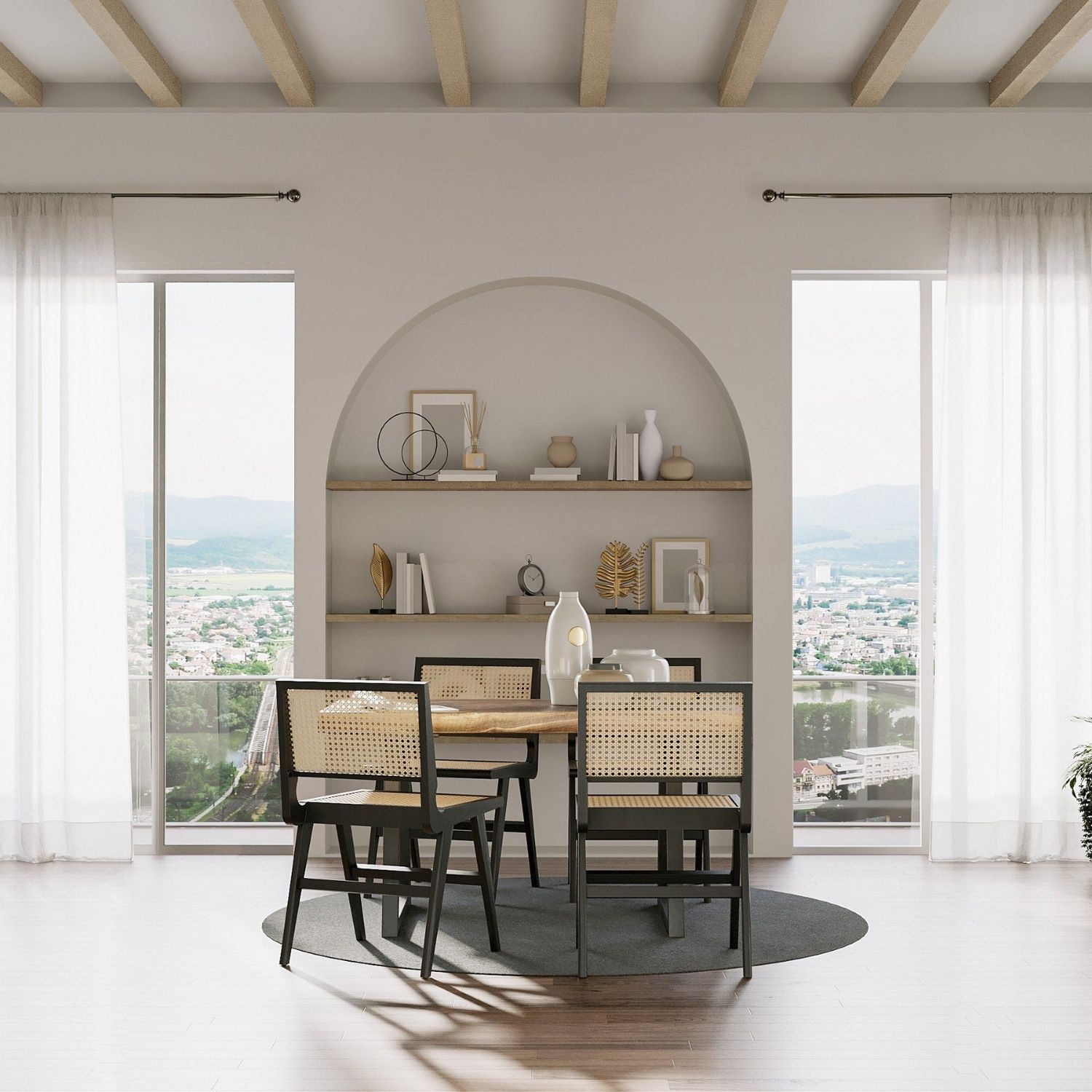 Bali Wood Dining Table
