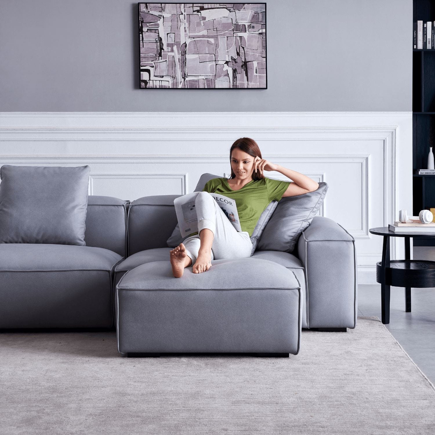 Loft Ottoman Sofa Mario Capasa 